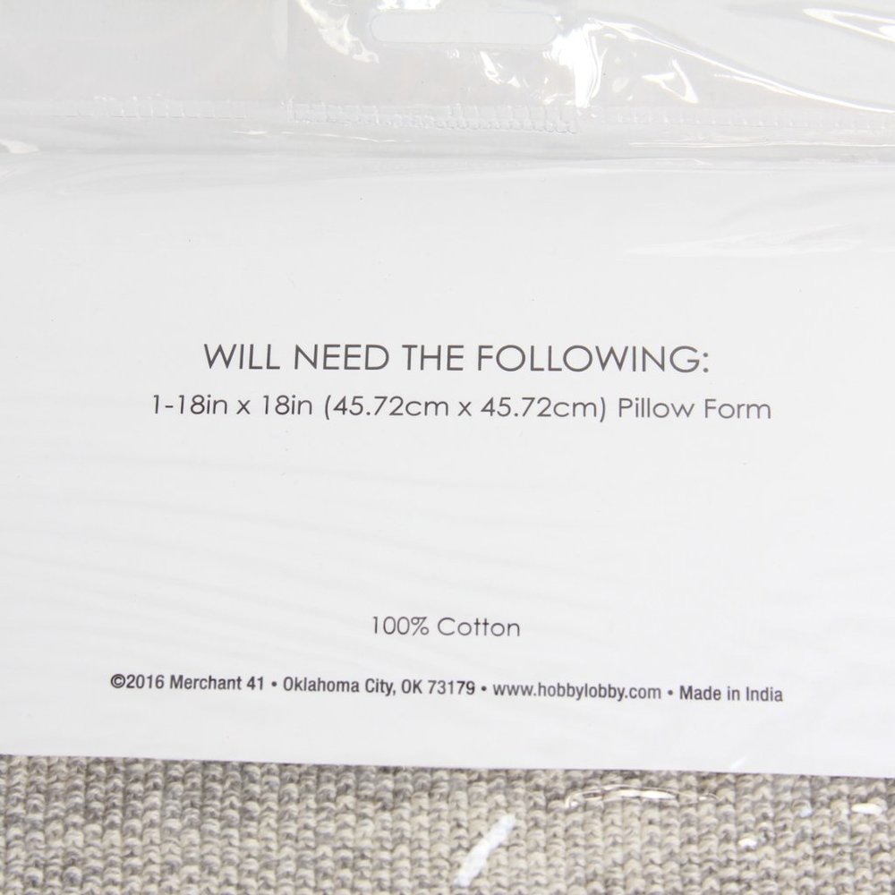 HOME | Two Hobby Lobby Pillow Covers NWT Merchant - Picture 6 of 8